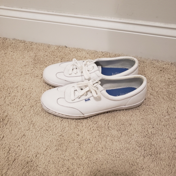 Keds Shoes - White leather Keds Sneakers